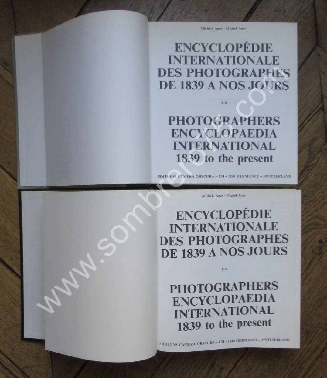 Encyclopédie Internationale des Photographies de 1839 à nos jours - 2 Tomes. M. et M. AUER - Image 3