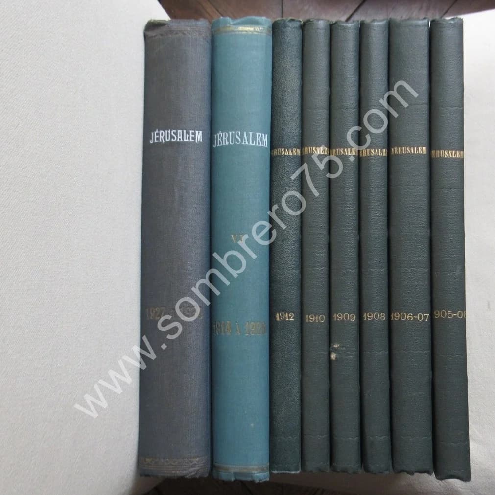 Jérusalem. 8 Volumes