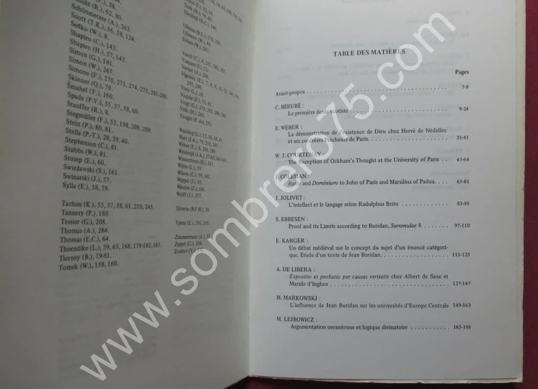 Logique Oncologie et Théologie au XIVe Siècle. Zénon KALUZA - Image 4