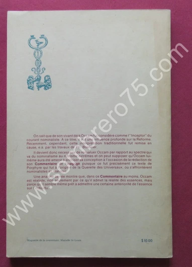 Commentaire sur le livre des Prédicables de Porphyre. Guillaume d'OCCAM - Image 7