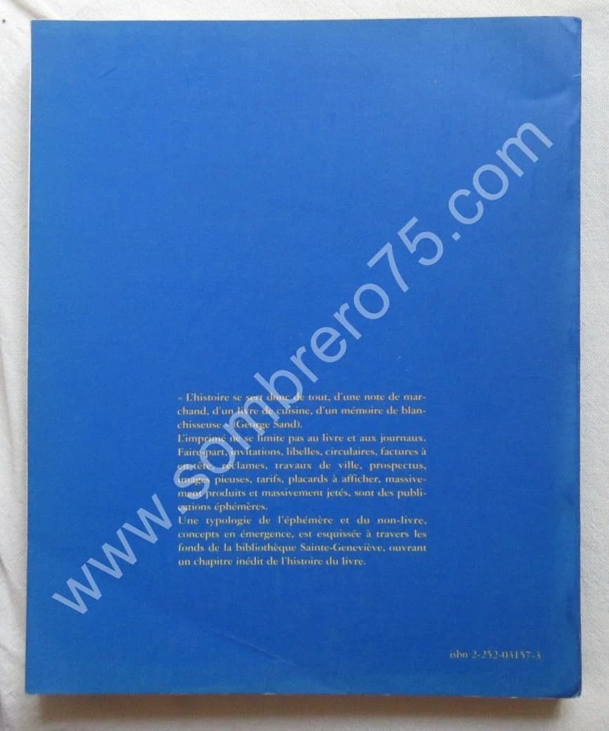 L'Ephémère, l'occasionnel et le non livre (XVe-XVIIIe Siècles) Nicolas PETIT - Image 7