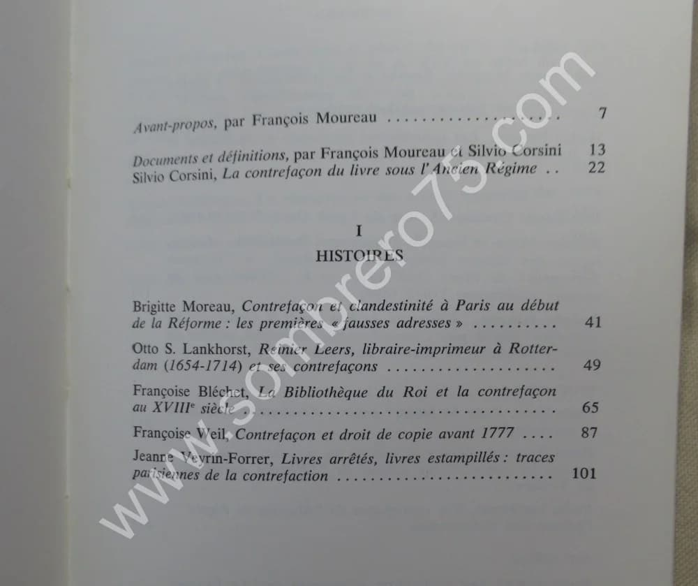 Les Presses Grises - La Contrefaçon du Livre (XVIe-XIXe Siècles) - Image 4