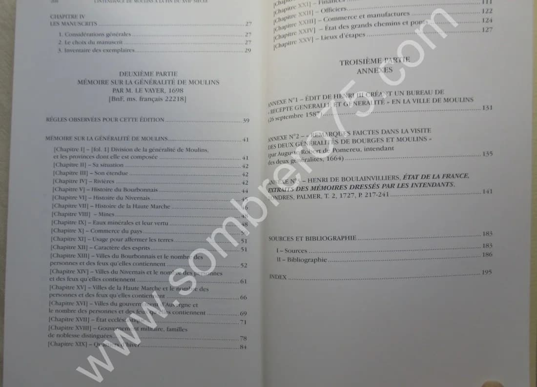 Stéphane GOMIS. L'Intendance de Moulins à la fin du XVIIe Siècle - Image 5