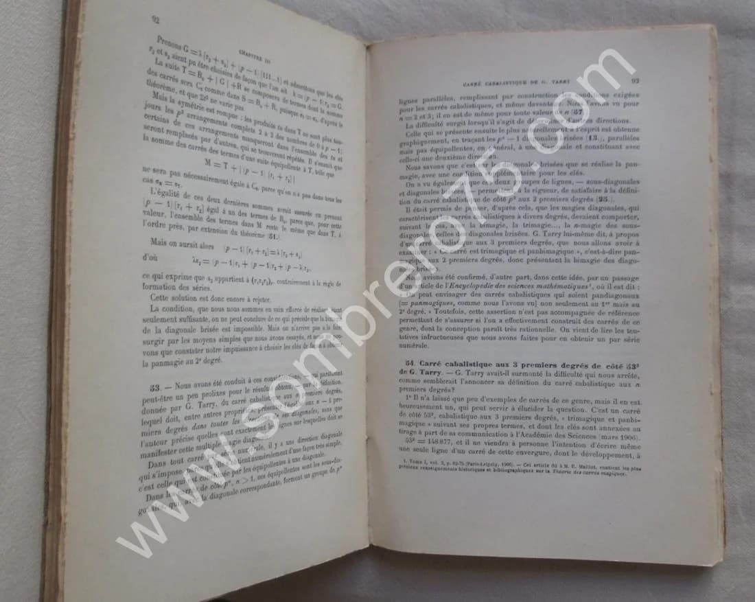 Carrés Magiques au Degré n. CAZALAS E. (Général) - Image 5