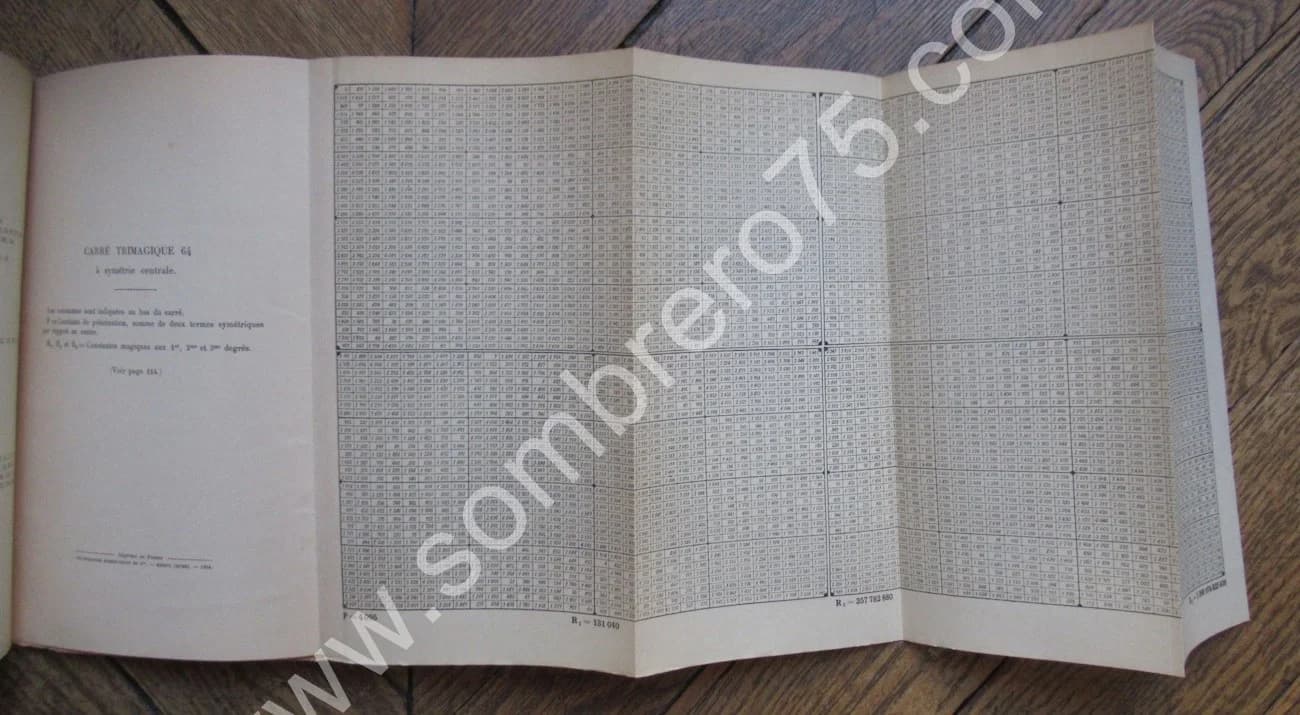 Carrés Magiques au Degré n. CAZALAS E. (Général) - Image 9