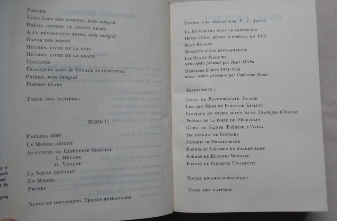 Œuvre - 2 volumes. Pierre Jean JOUVE - Image 6