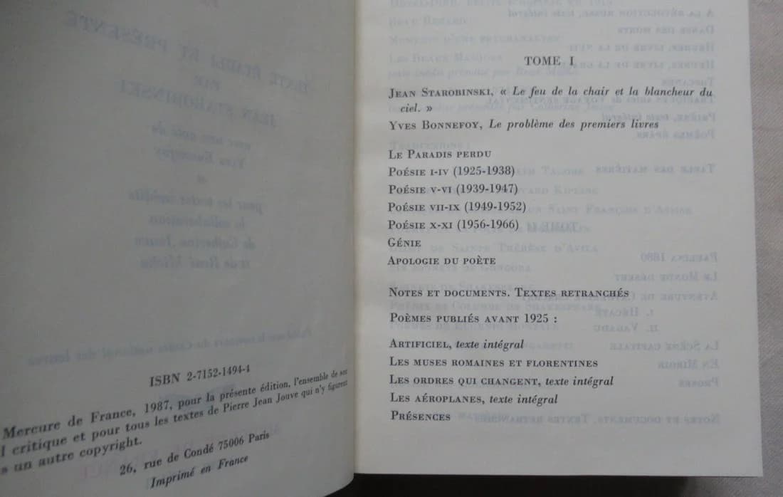 Œuvre - 2 volumes. Pierre Jean JOUVE - Image 7