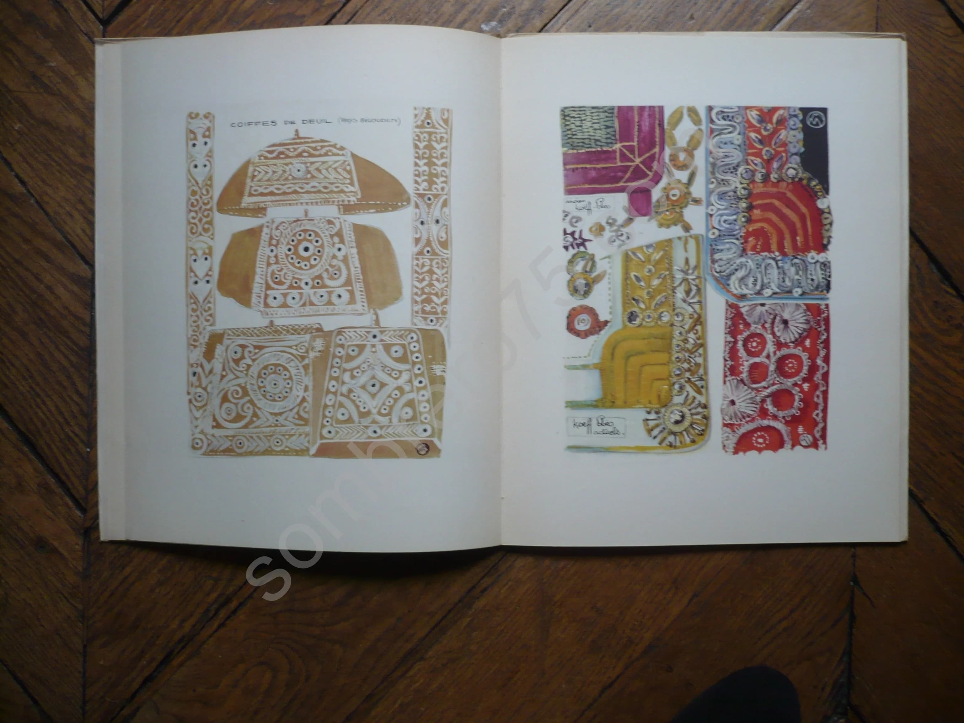 Broderies en Bretagne chez les Bigoudens Illustré par Mathurin Méheut. Jean de La Varende - Image 7