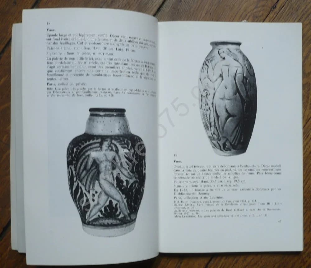 Céramiques de. Musée des Arts Décoratifs de la Ville de Bordeaux 1976 - Image 3