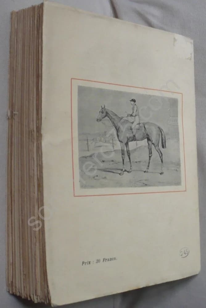 Historique des Courses de Chevaux de l'Antiquité à ce jour. 1914 - Image 3