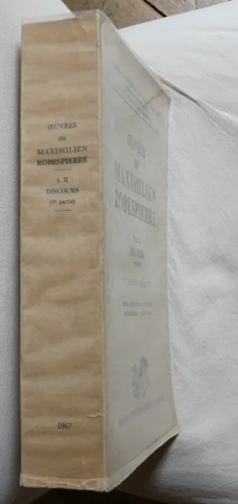Oeuvres de Maximilien Robespierre Tome X Discours (5e partie) - Image 2