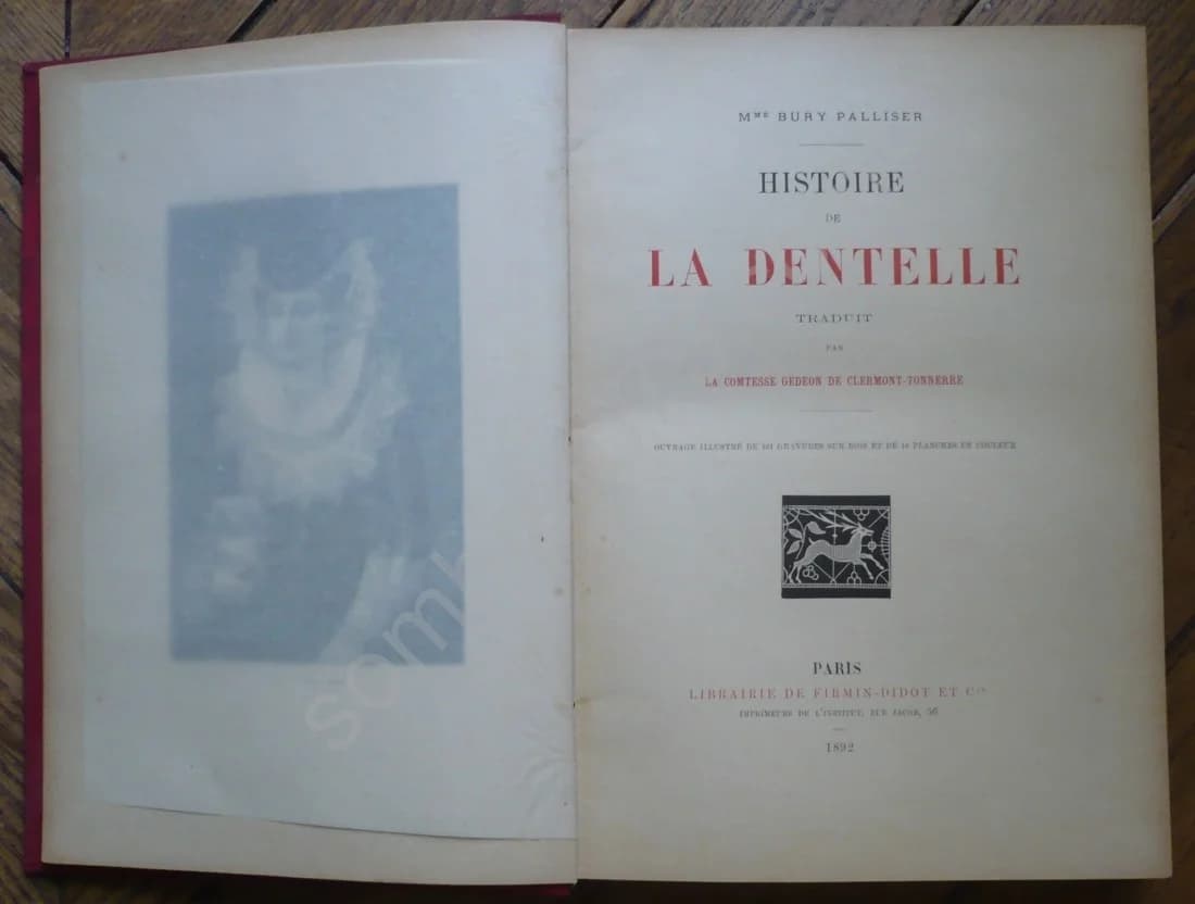 Histoire de la Dentelle. Mme BURY PALLISER - Image 4