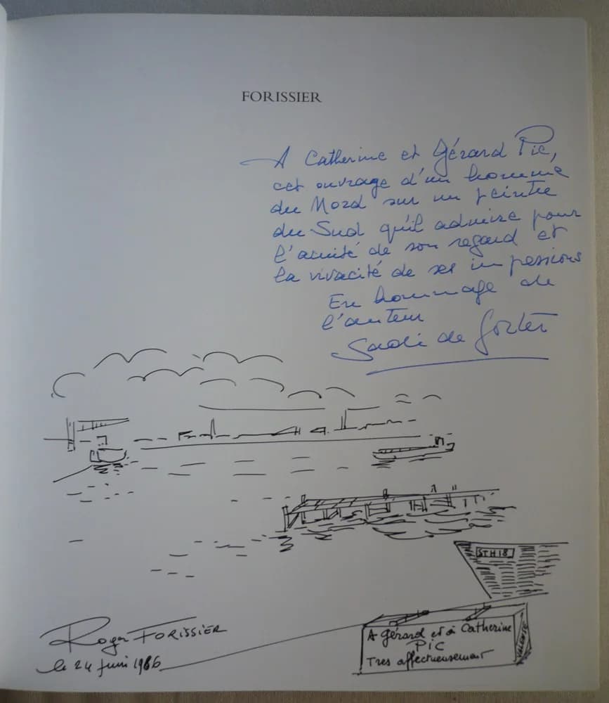 Forissier. Envoi et Dessin - Image 3