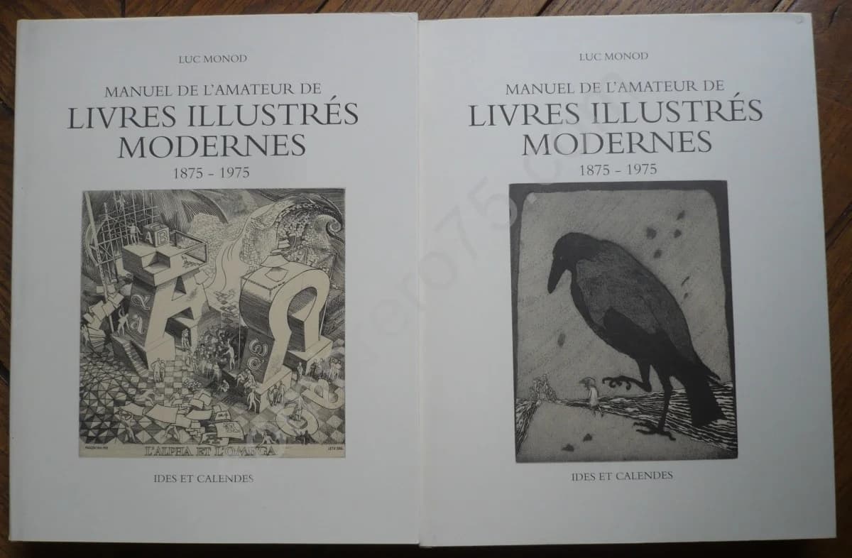 Manuel de l'Amateur de Livres Illustrés Modernes 1875-1975. 2 Volumes