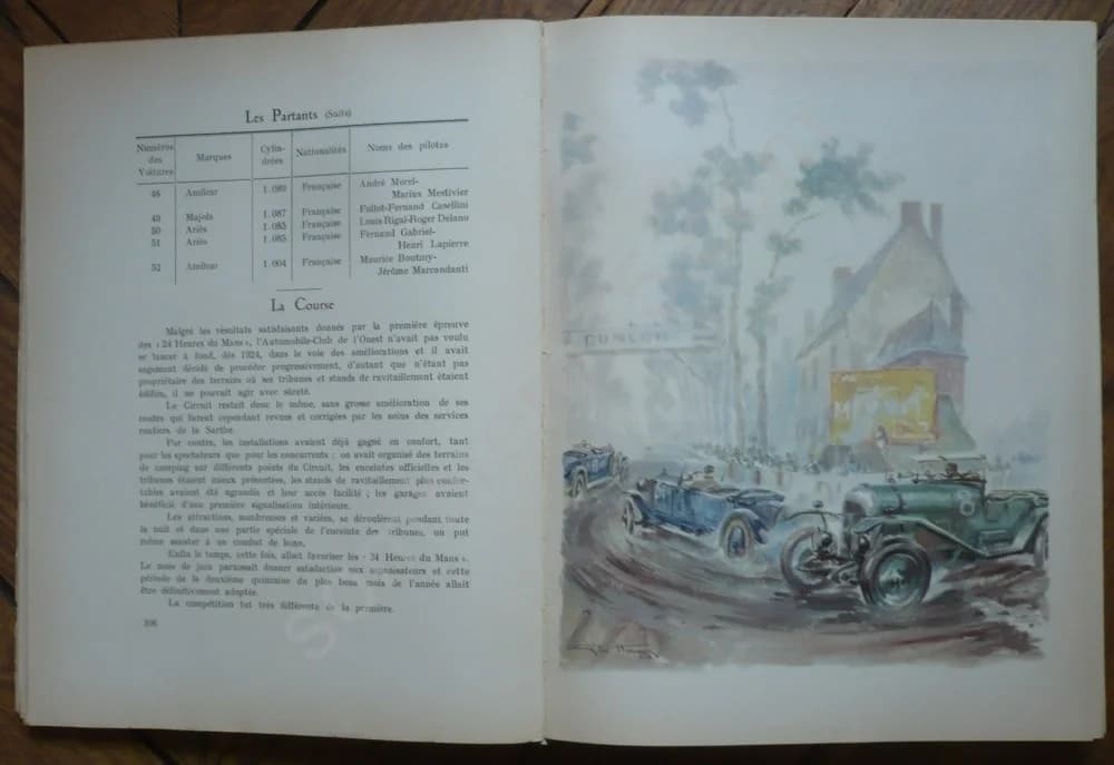 Les 24 Heures du Mans : Histoire d'une Grande Bataille Pacifique et Sportive - Illustrations Géo Ham. 1949 - Image 5