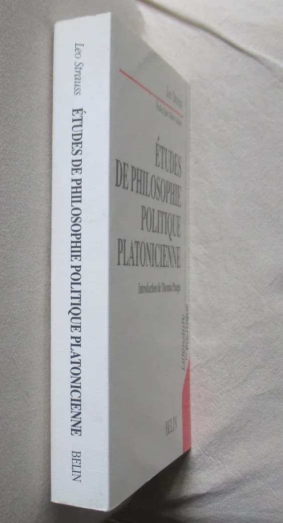 Etudes de Philosophie Politique Platonicienne. Léo STRAUSS - Image 2