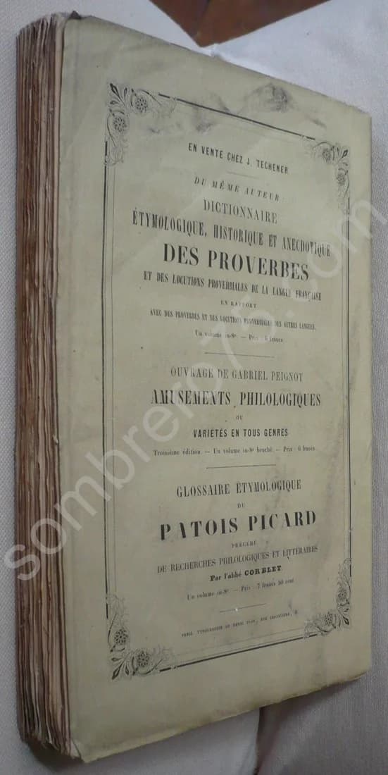 Etudes Historiques, Littéraires et Morales sur les Proverbes Français et le Langage Proverbial - Image 2