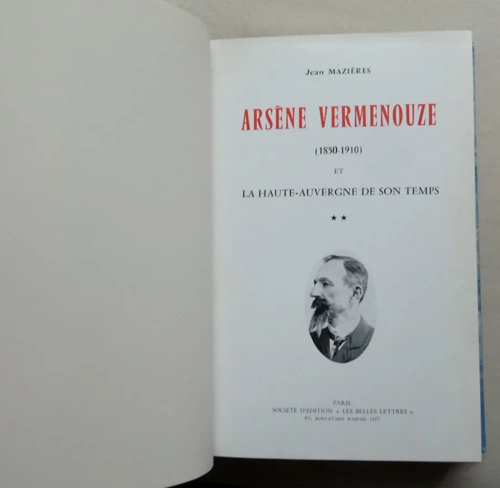 Arsène Vermenouze (1850-1910) et la Haute-Auvergne de son temps Tome 1 et 2  - Image 4