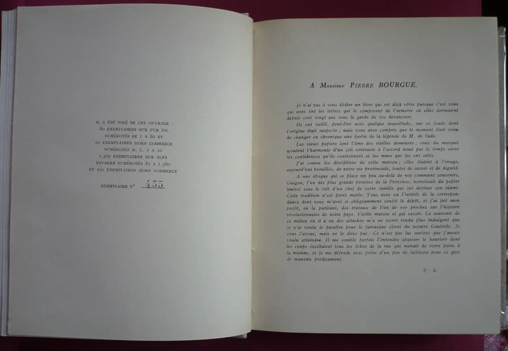 Correspondance Inédite du Marquis de Sade de ses Proches et de ses Familiers - Image 4