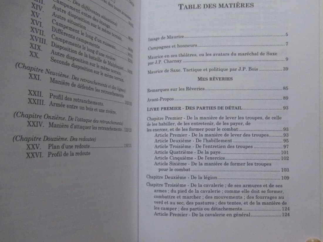 Mes Rêveries. Maurice de SAXE - Image 4