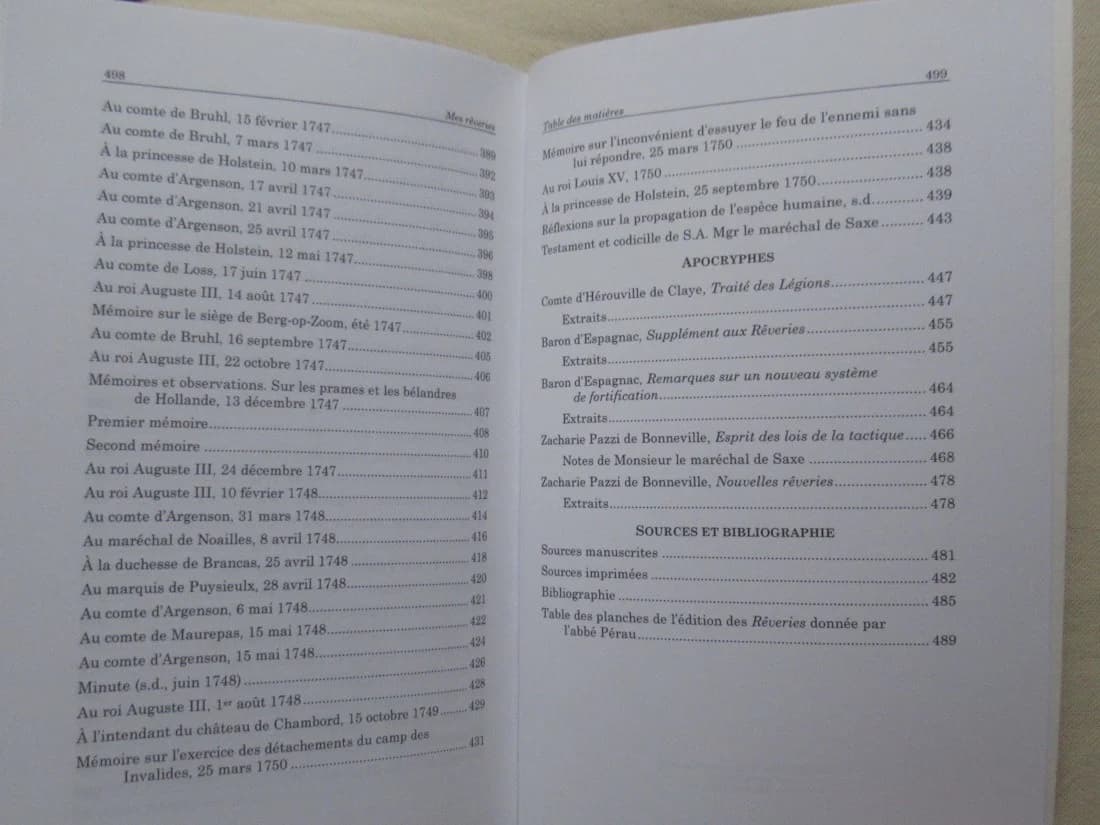 Mes Rêveries. Maurice de SAXE - Image 7