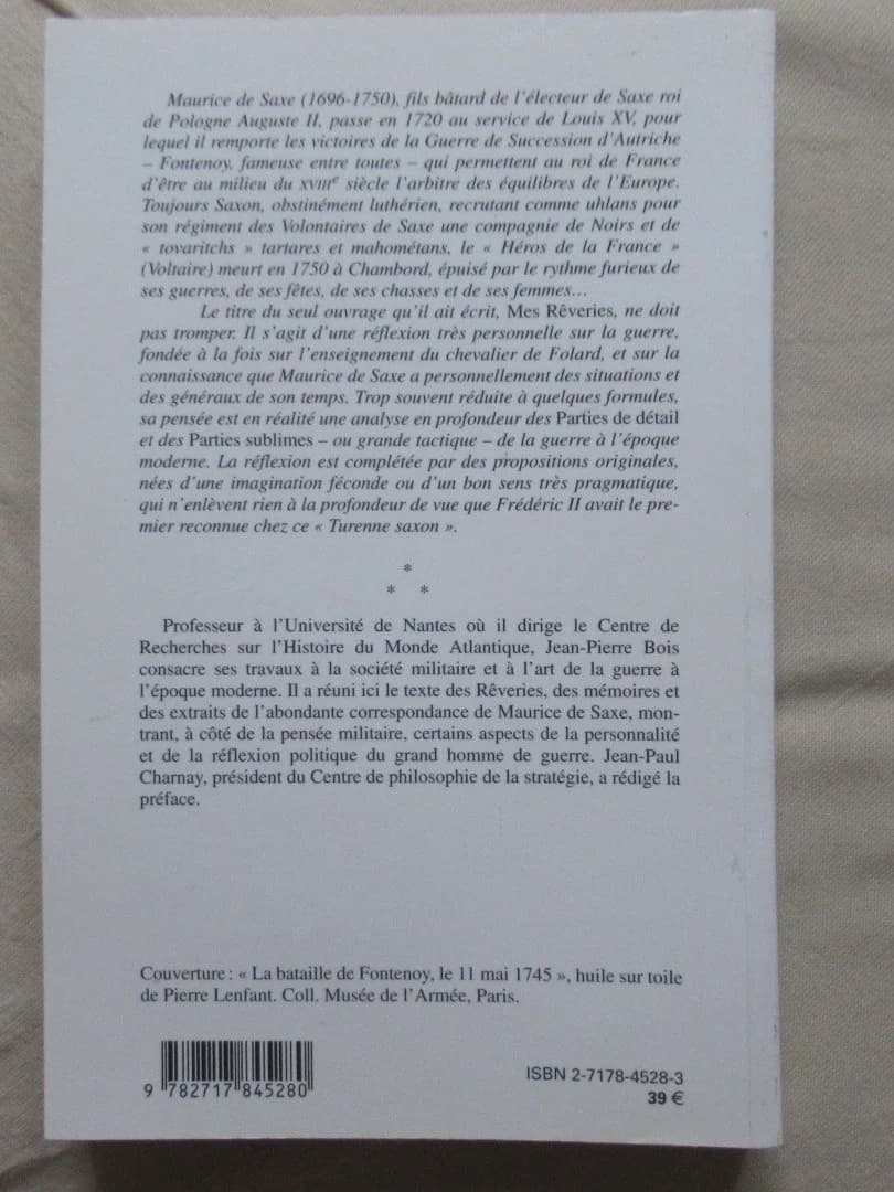 Mes Rêveries. Maurice de SAXE - Image 9