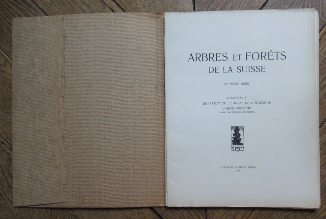 Arbres et Forêts de la Suisse. Première série