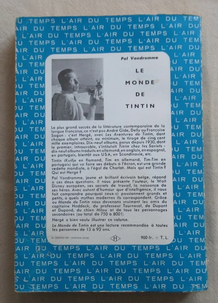 Le Monde de Tintin. Illustrations de HERGE. Paul VANDROMME - Image 11