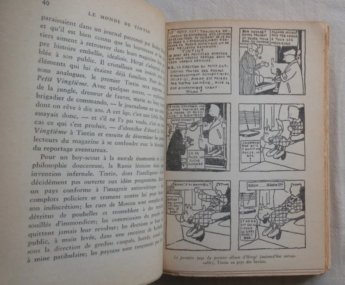 Le Monde de Tintin. Illustrations de HERGE. Paul VANDROMME - Image 5