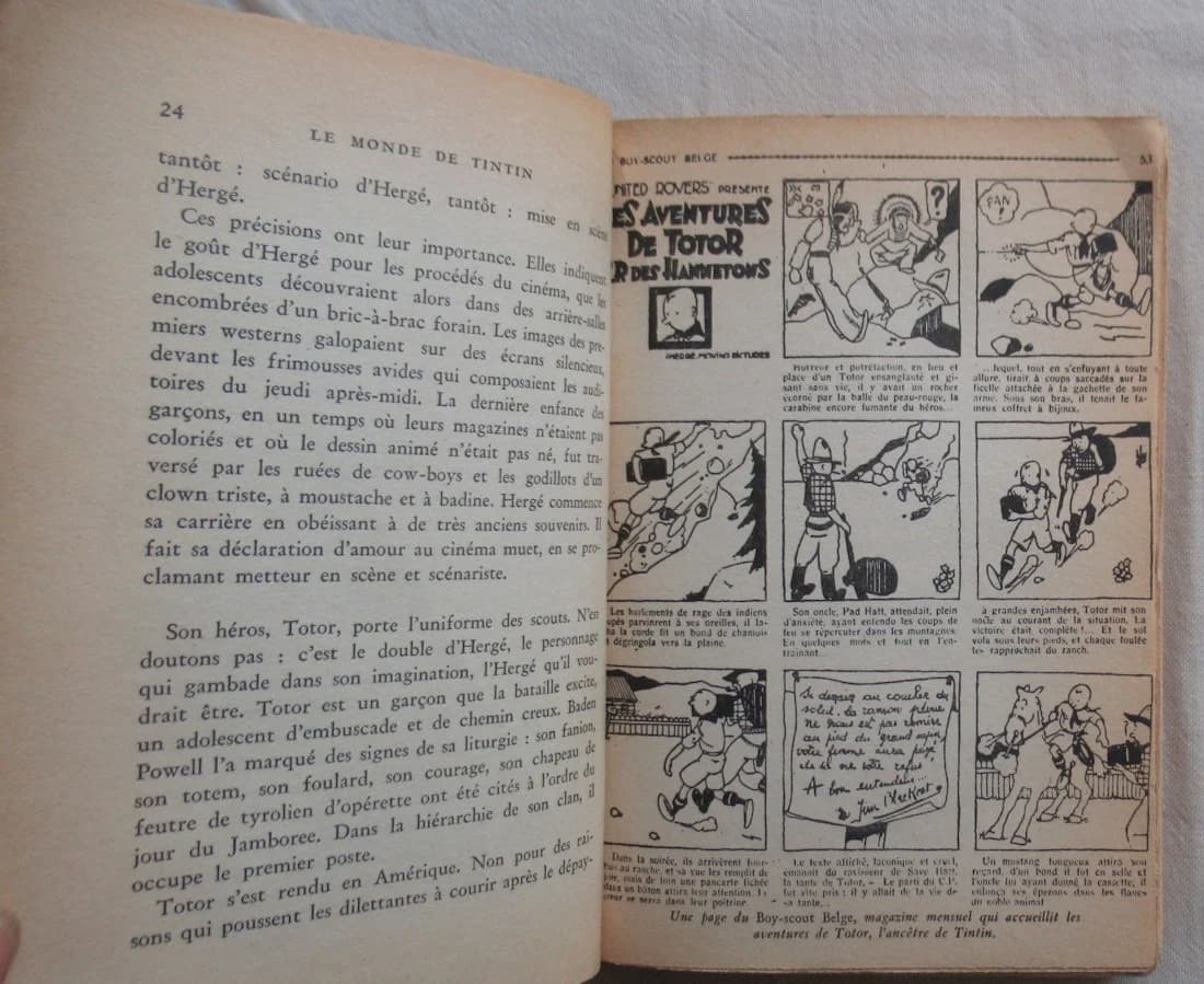 Le Monde de Tintin. Illustrations de HERGE. Paul VANDROMME - Image 6