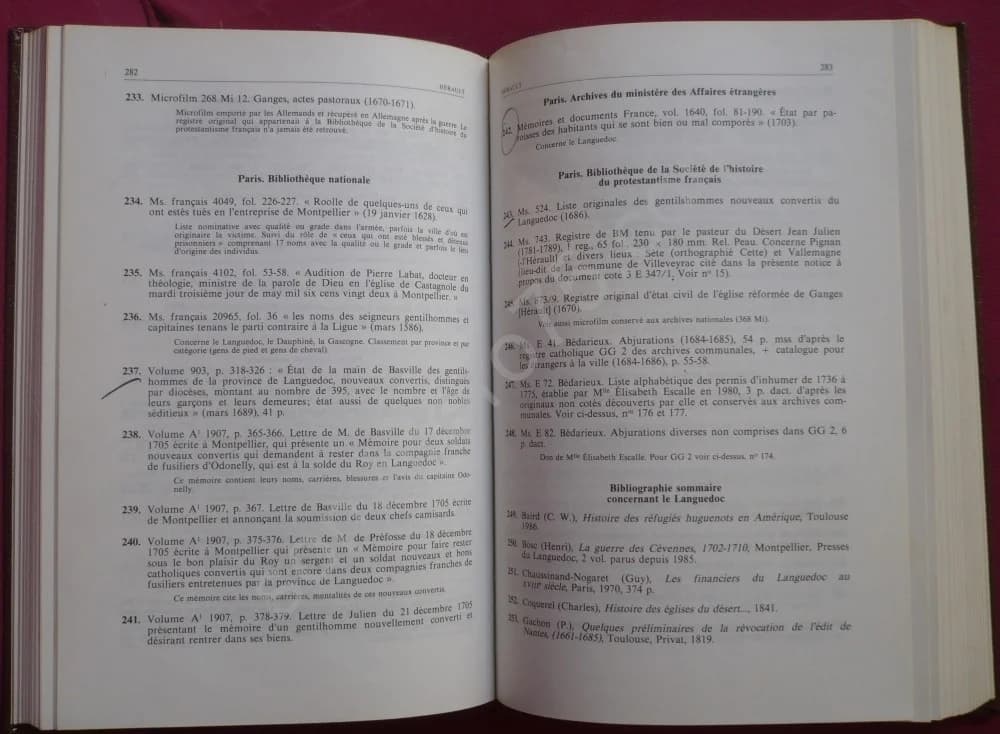 Les Familles Protestantes en France XVIe Siècle - 1792. Guide des Recherches Biographiques et Généalogiques. Préface De Jean Fav - Image 4