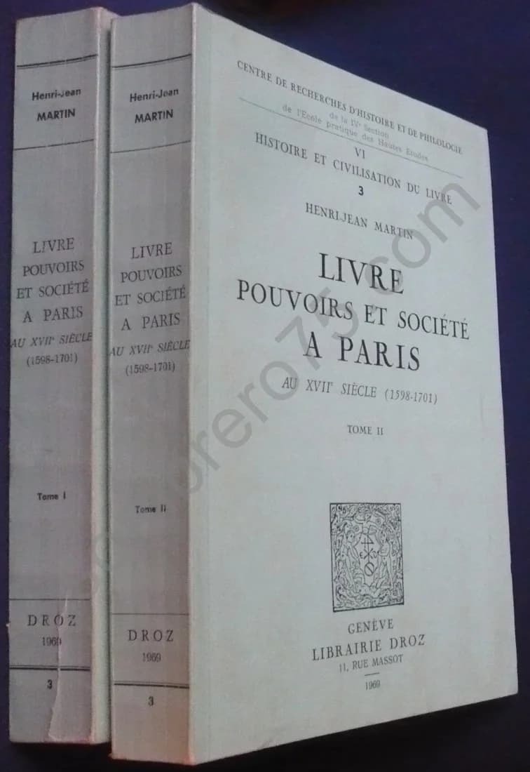 Livre Pouvoirs et Société à Paris au 17e Siècle 1598-1701 En 2 Volumes - Image 2