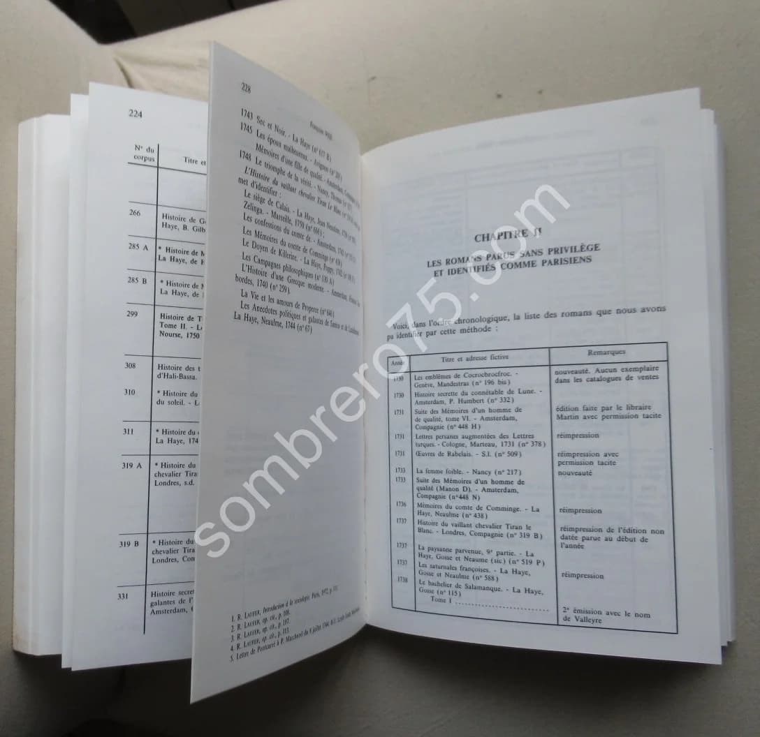 L'Interdiction du Roman et la Librairie 1728-1750 - Image 4