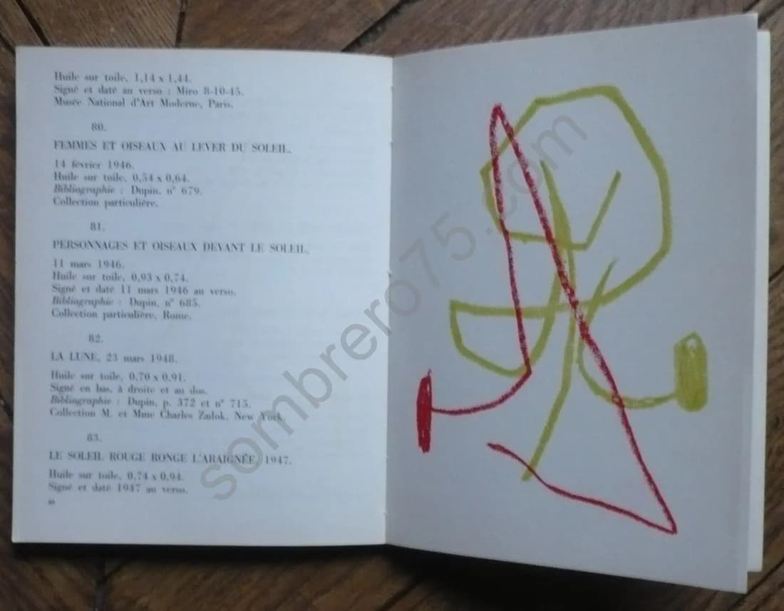 Joan Miro. 8 Lithographies . Musée National d'Art Moderne, Paris. Juin - Novembre 1962 - Image 5