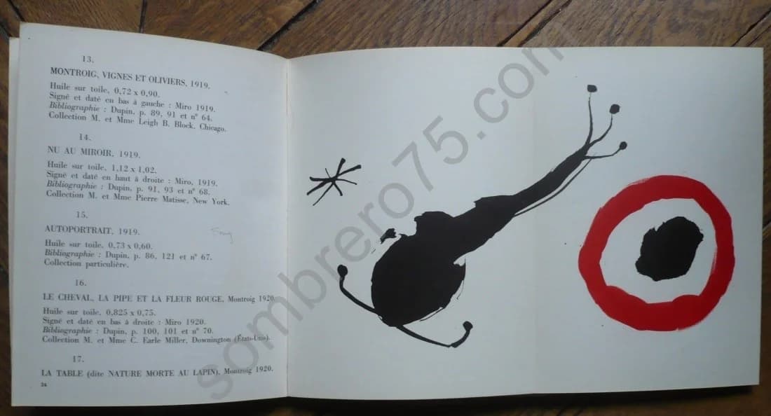 Joan Miro. 8 Lithographies . Musée National d'Art Moderne, Paris. Juin - Novembre 1962 - Image 7