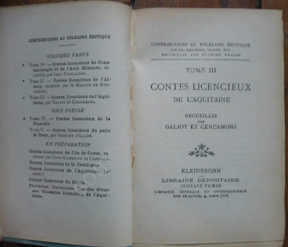 Contes Licencieux de l'Aquitaine recueillis par. Tome III - Image 5