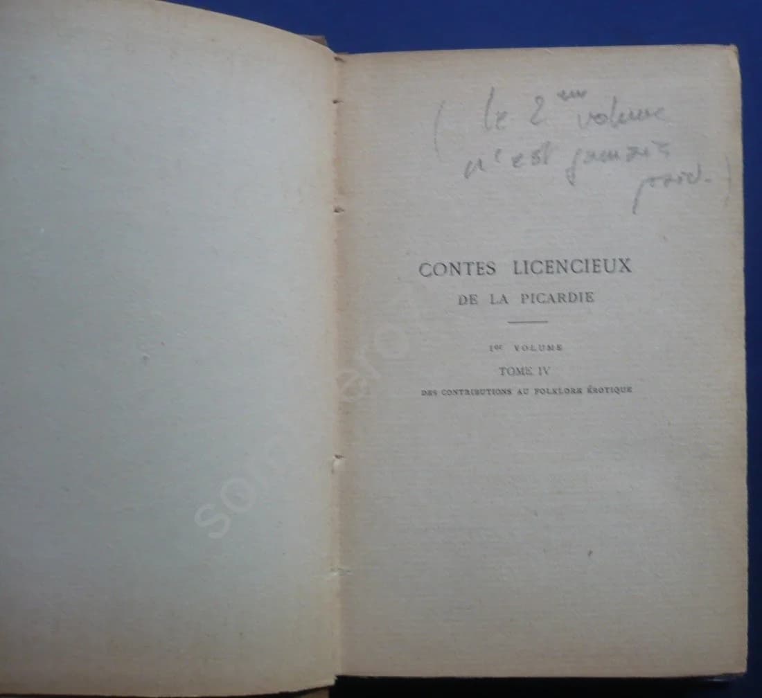 Contes Licencieux de la Picardie recueillis par le Meunier de Colincamps - Image 3