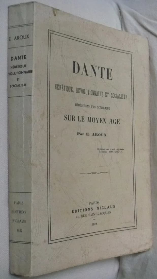 Dante Hérétique et Révolutionnaire et Socialiste