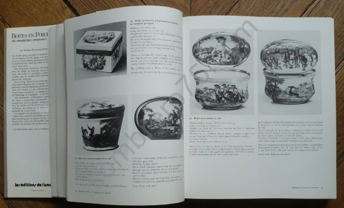 Boîtes en Porcelaine des Manufactures Européennes au 18e Siècle - Image 2