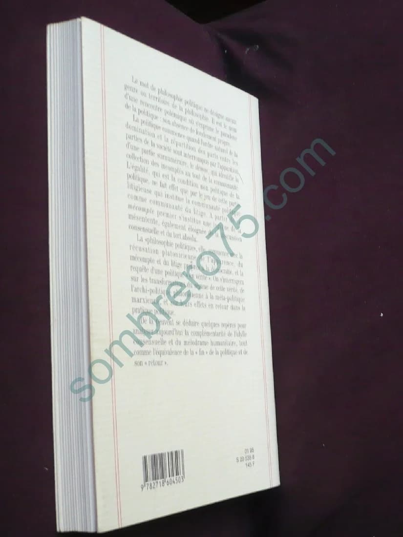 La Mésentente : Politique et Philosophie - Image 3
