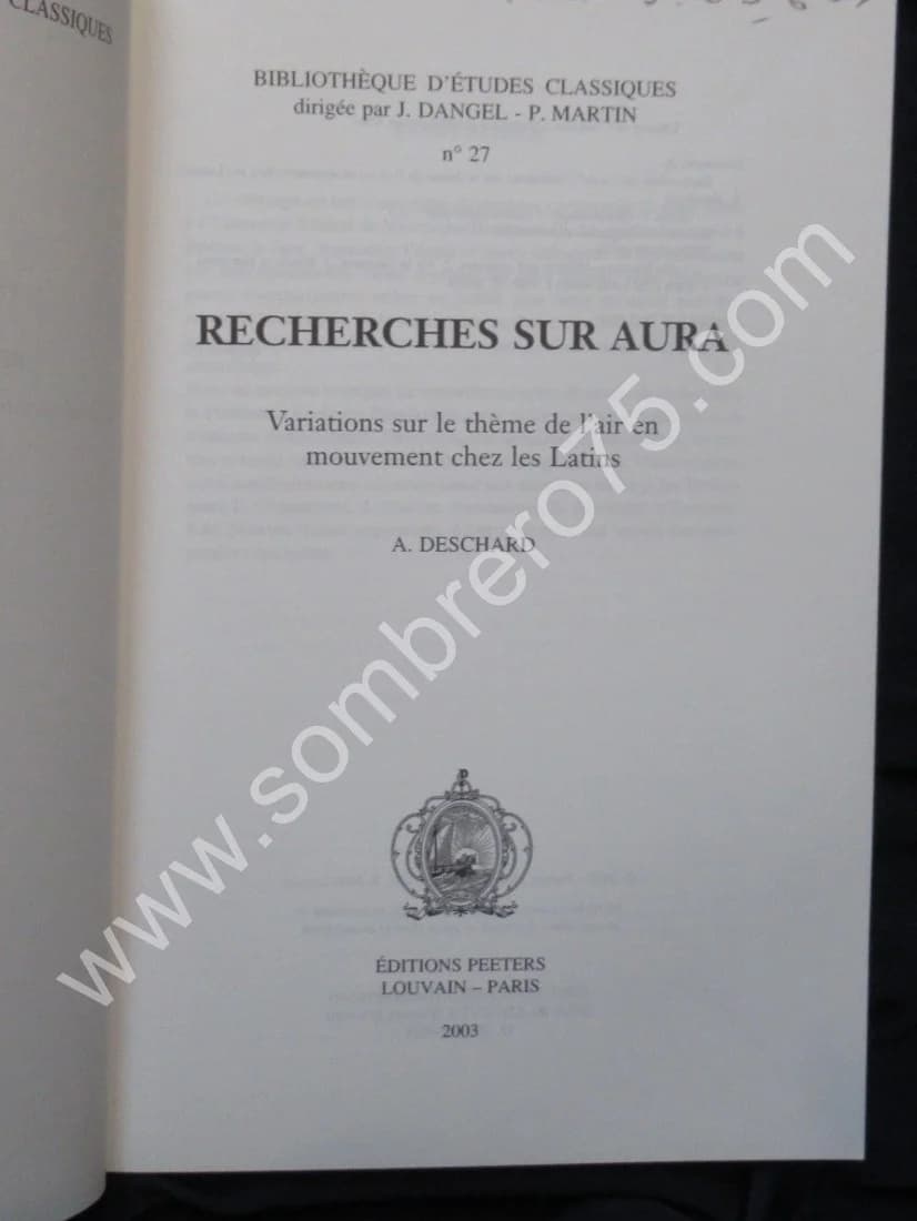 Recherches sur Aura : Variations sur le Thème de l'Air en Mouvement chez les Latins - Image 3
