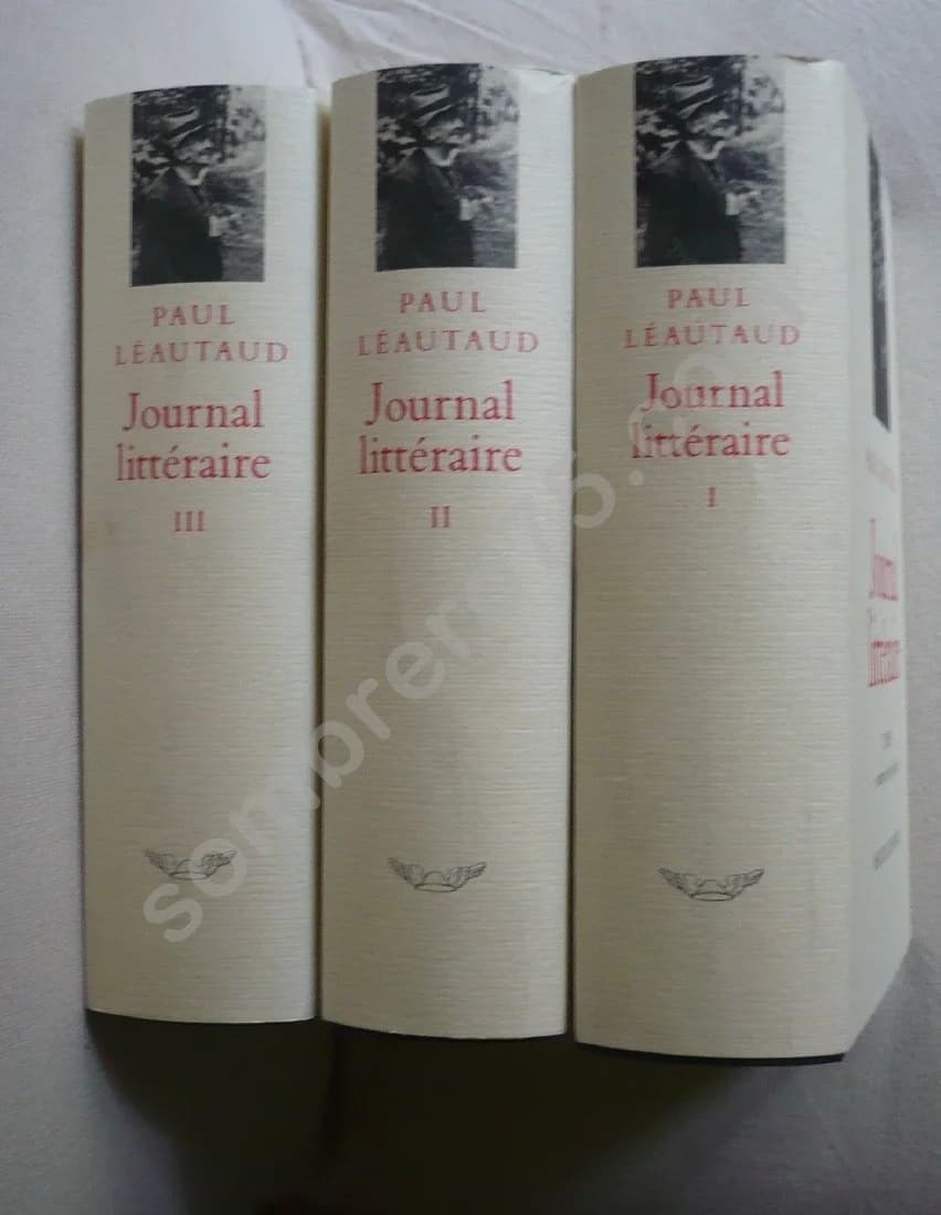 Journal Littéraire Paul Léautaud 3 Volumes - Image 2