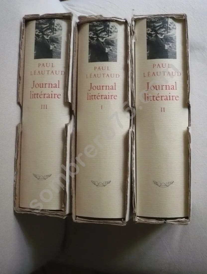 Journal Littéraire Paul Léautaud 3 Volumes - Image 5