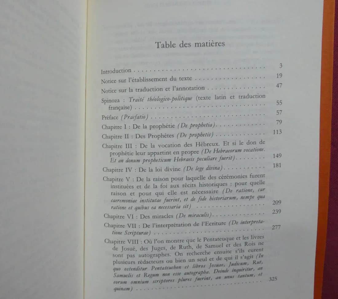 Oeuvres III Traité Théologico Politique SPINOZA - Image 4