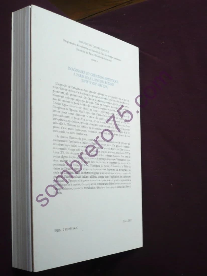 Imaginaire et Création Artistique à Paris sous l'Ancien Régime (XVII-XVIIIe Siècles) - Image 3