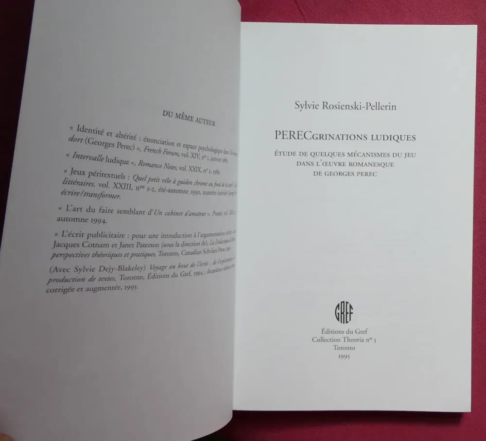 Perecgrinations Ludiques. S. ROSIENSKI PELLERIN - Image 3