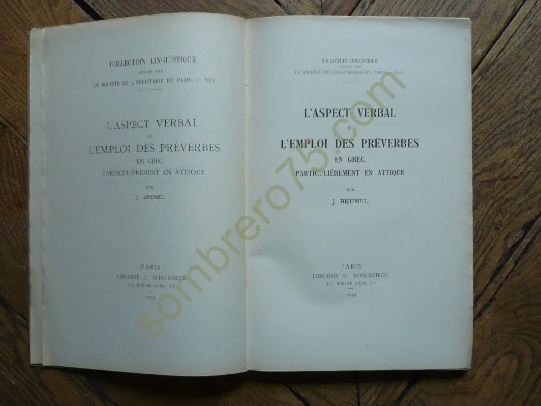 L'Aspect Verbal et l'Emploi des Préverbes en Grec particulièrement en Attique - Image 3