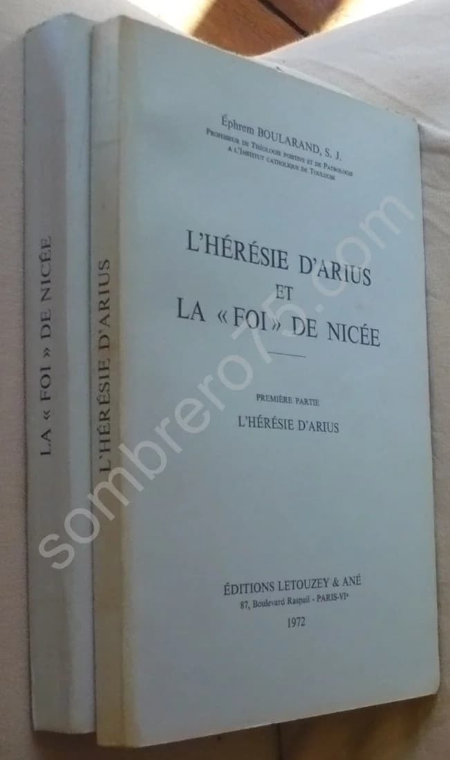 L'Hérésie d'Arius et la "Foi" De Nicée. 2 Volumes - Image 2
