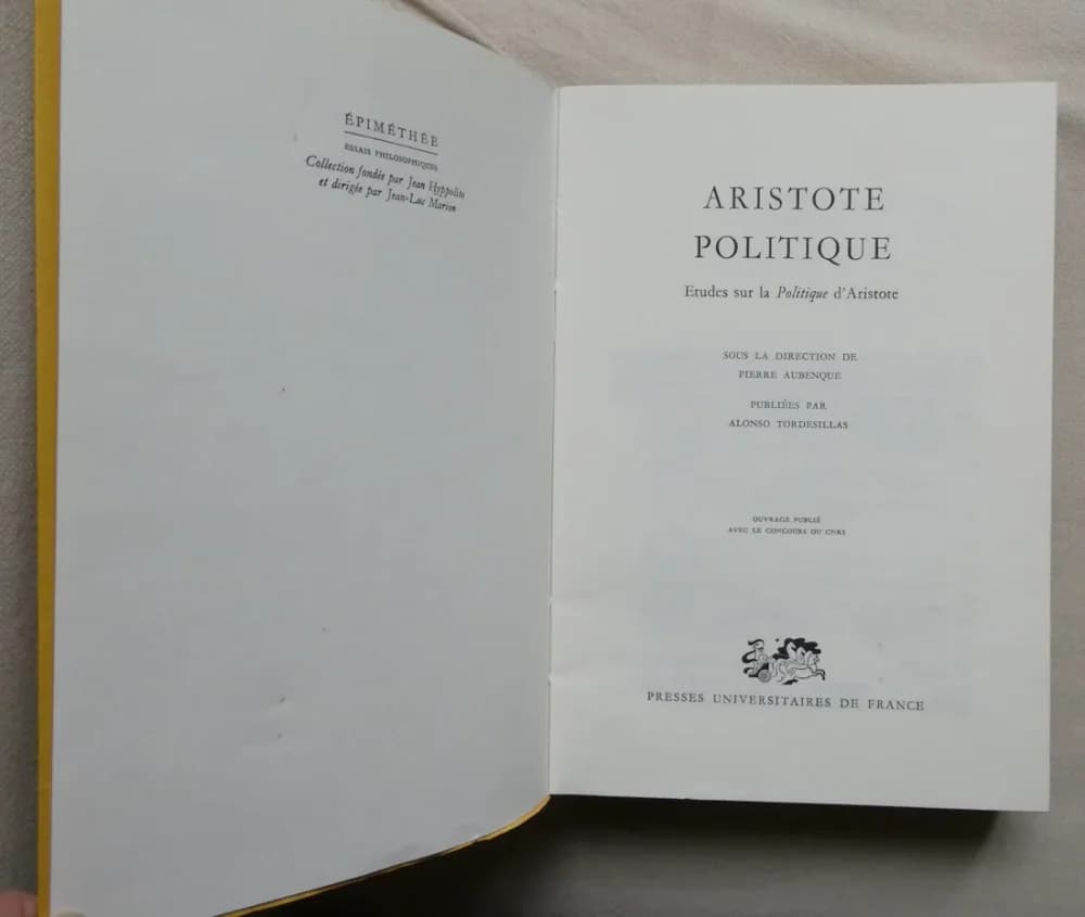 Aristote Politique - Etudes sur la Politique d'Aristote - Image 3