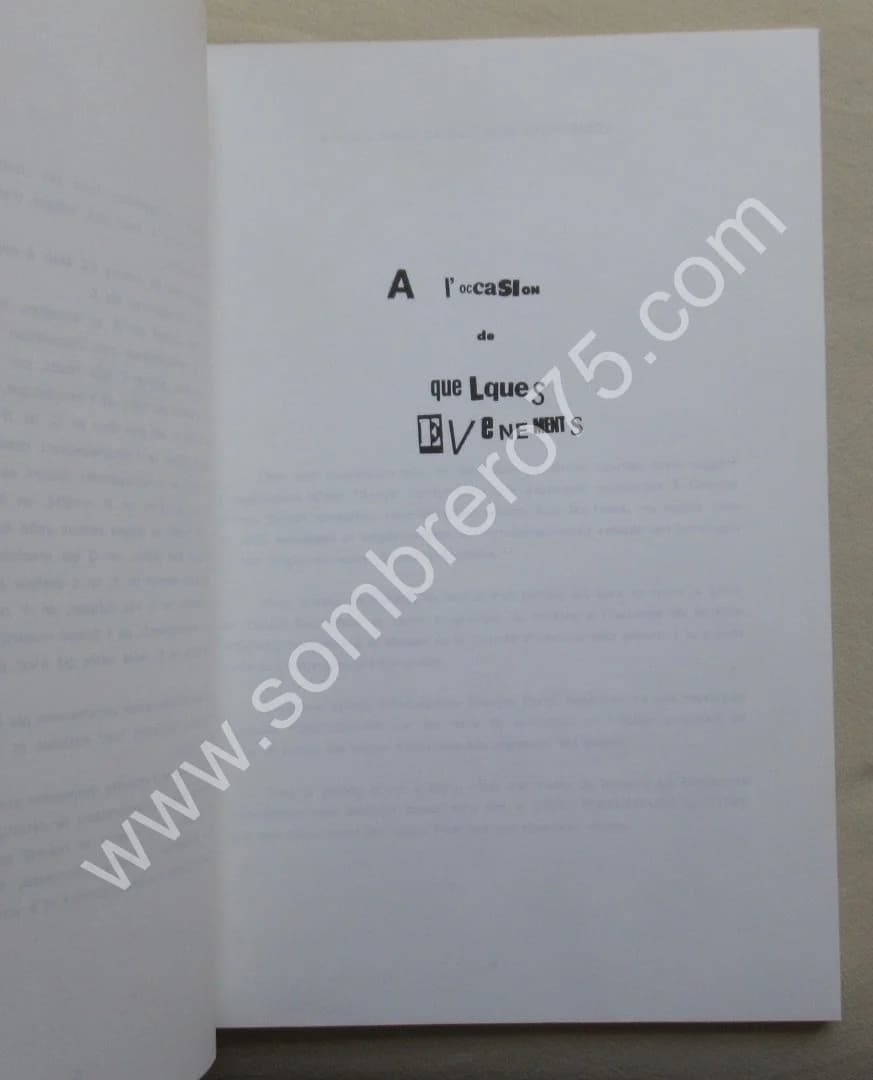 Petit Perecedaire Illustre - 27 Auteurs pour un Petit Perecedaire Illustré. Blaise Gautier - Image 4